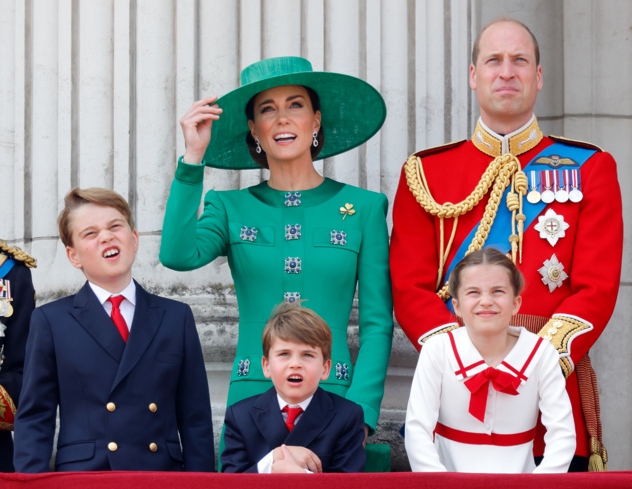 matching - kate, william, and the kids