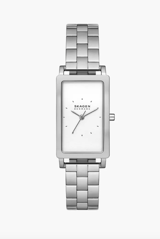 Skagen Hagen Lille Three-Hand Silver Stainless Steel Bracelet Watch