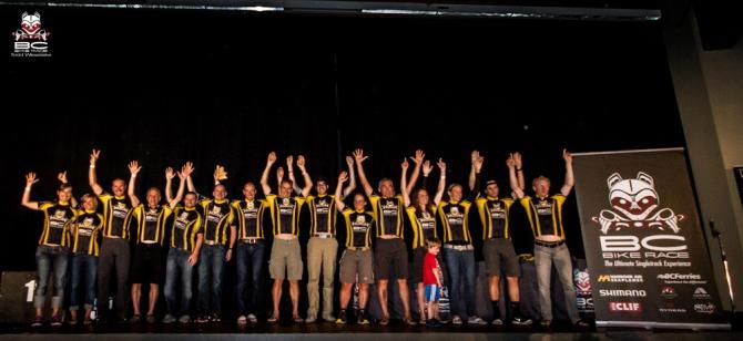 Riders on stage