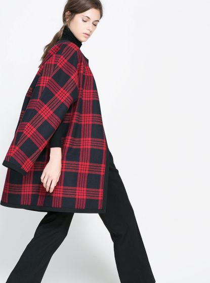 Photo of Zara Checked Studio Cape