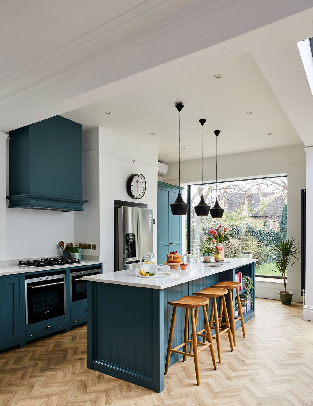 Real home: striking glazing transforms this Edwardian house's kitchen ...