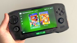 Evercade Nexus playing Banjo-Kazooie