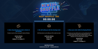 Newegg shuffle image for RX 9070 XT launch