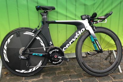 Pro Bike Emma Pooley s Cervelo P3 time trial bike with 650c