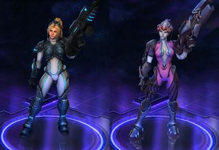 Widowmaker already appears as a skin for Nova in Heroes of the Storm.