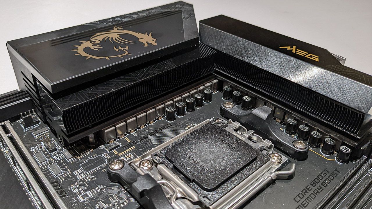MSI MEG X670E Ace VRM area
