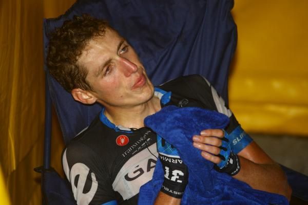 Daniel Martin was visibily drained after his feat.