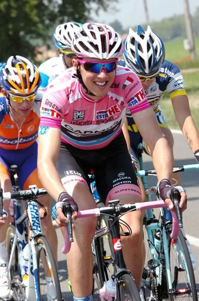 All smiles for Giro leader Ramunas Navardauskas