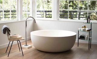 Beautiful round bathtub