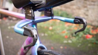 Details of the Sturdy titanium time trial bike