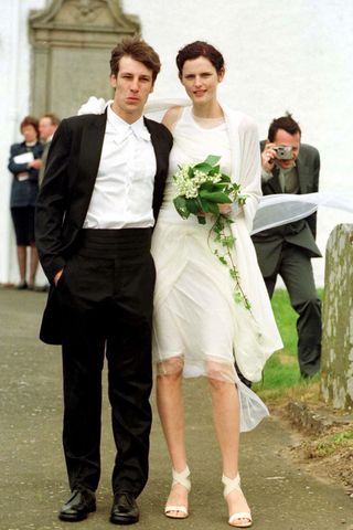 Stella Tennant Marries David Lasnet, 1999