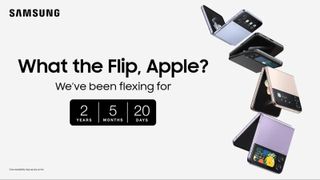 Samsung ad mocking Apple iPhone 14