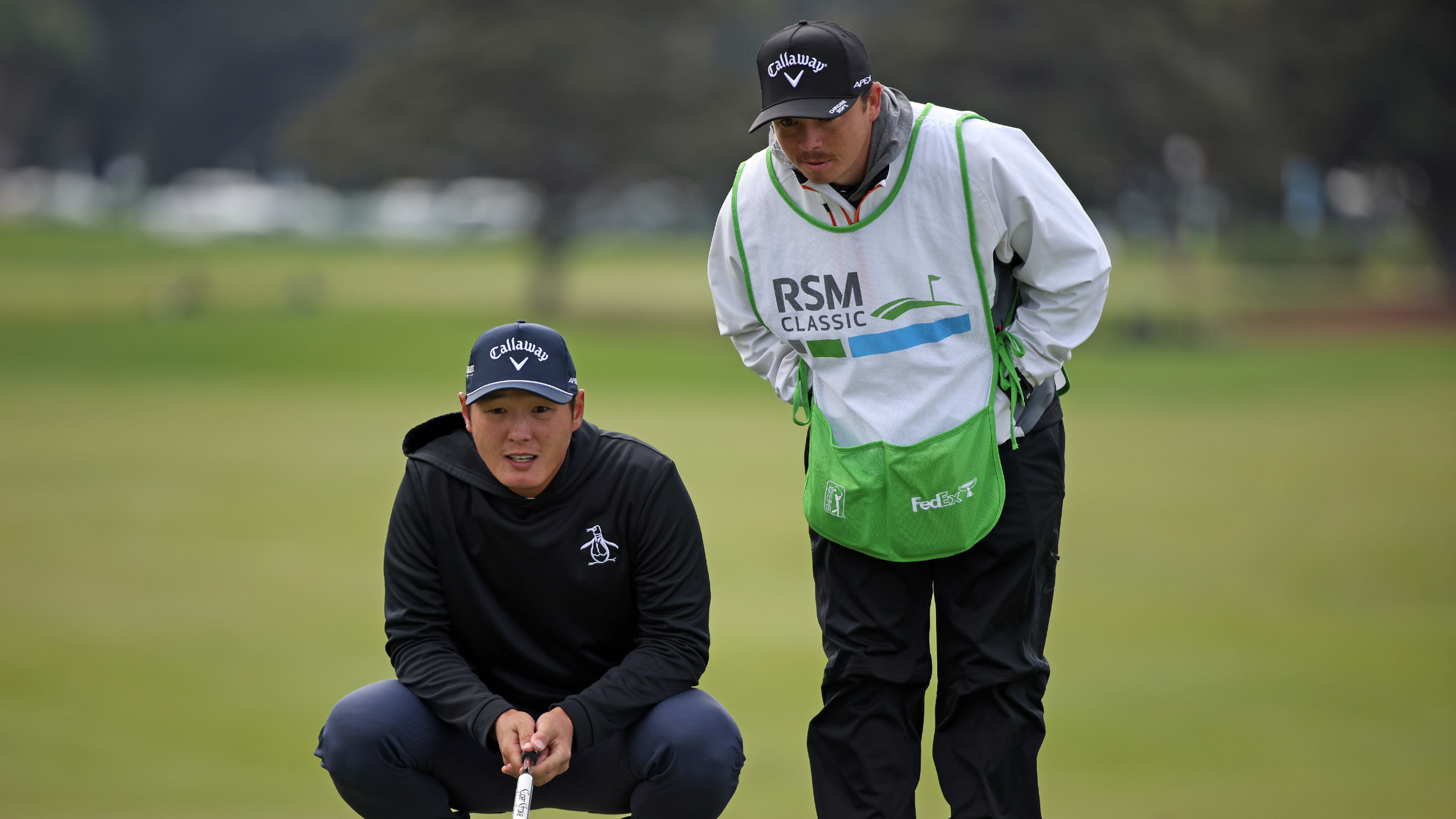 Danny Lee and Grant Bennett at the RSM Classic