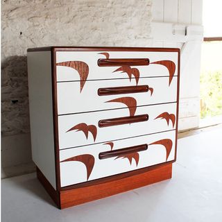 formica marquetry drawers
