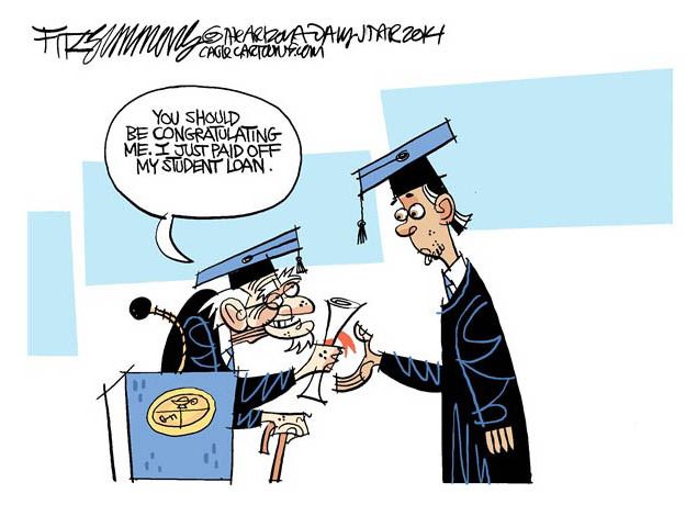 Editorial cartoon student loans | The Week