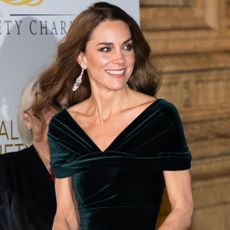 LONDON, ENGLAND - NOVEMBER 19: Catherine, Princess of Wales attends the Royal Variety Performance at Royal Albert Hall on November 19, 2025 in London, England. (Photo by Samir Hussein/WireImage)