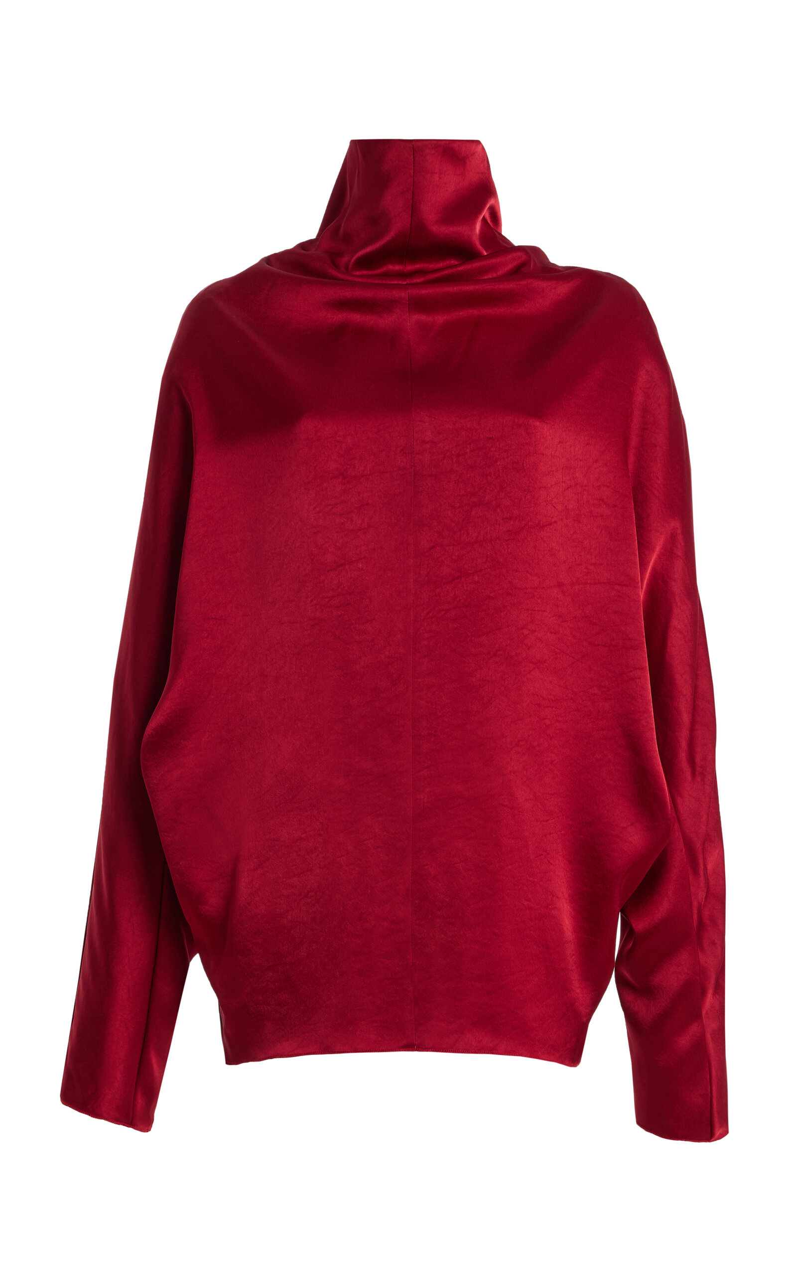 Ilaria Draped Satin Top