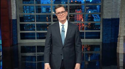 Stephen Colbert spins a tale of two hate crimes