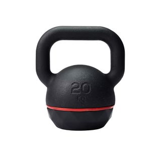 Decathlon 20kg kettlebell with rubber bottom