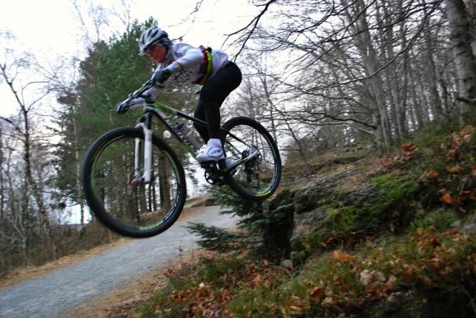 Gunn-Rita Dahle Flesjaa training at home in Norway