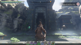 Visiting an ancient vault in Enshrouded