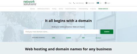 Network Solutions Domain Registration Review Hero