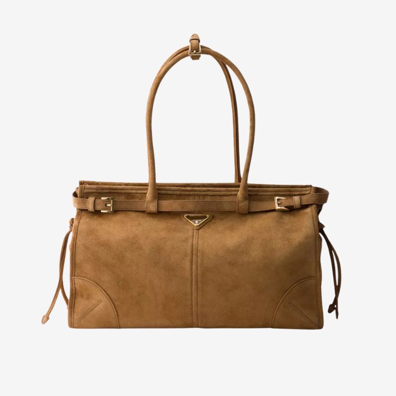 Image of suede bag