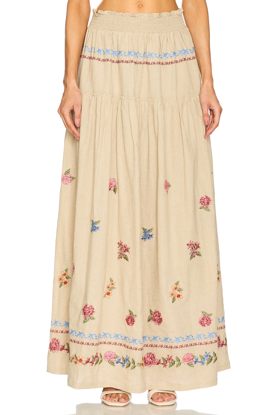 Jenna Blush Maxi Skirt