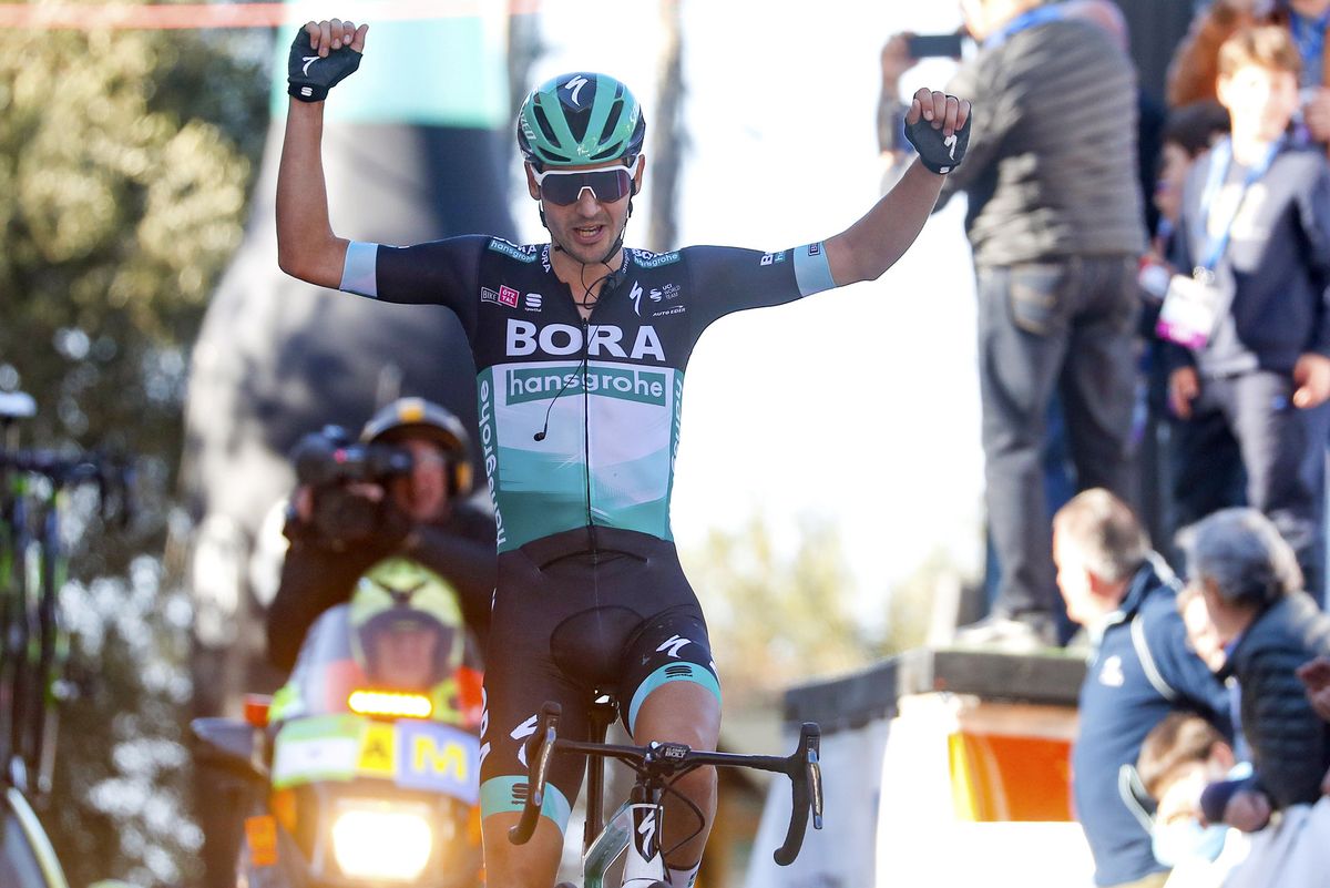 Bora-Hansgrohe’s Emanuel Buchmann takes victory at the Trofeo Serra de Tramuntana at the 2020 Challenge Mallorca in Spain