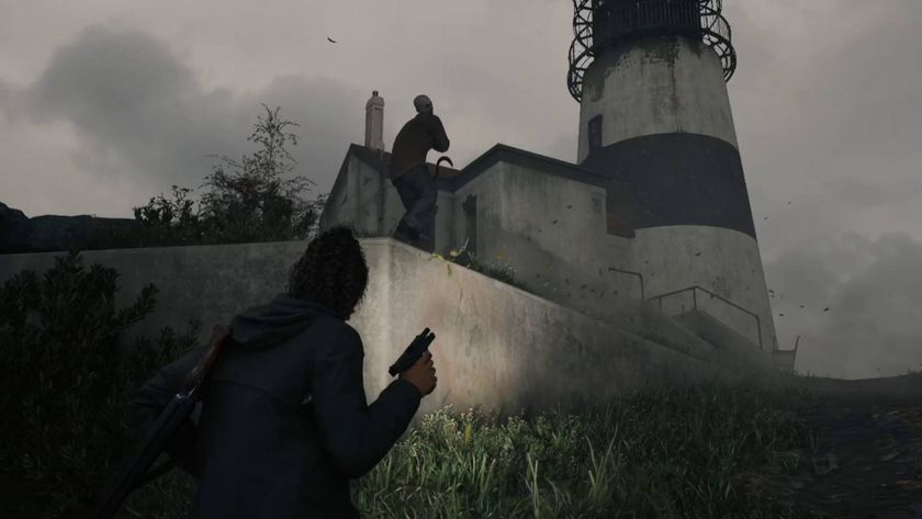 Alan Wake 2 lighthouse in watery