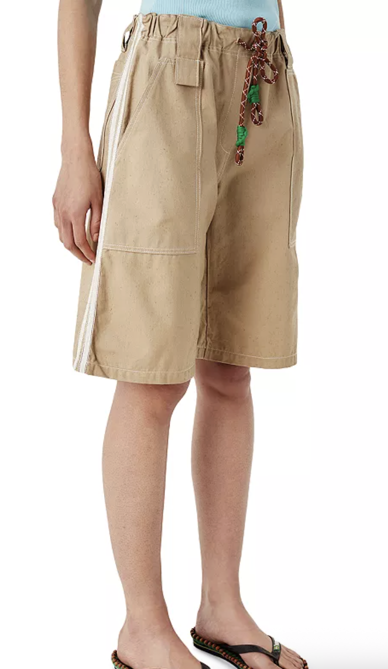 Tress&amp;eacute;, Cord Drawstring Bermuda Shorts