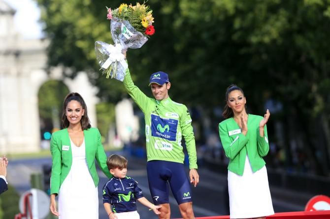 Alejandro Valverde (Movistar) finishes third overall in the Vuelta