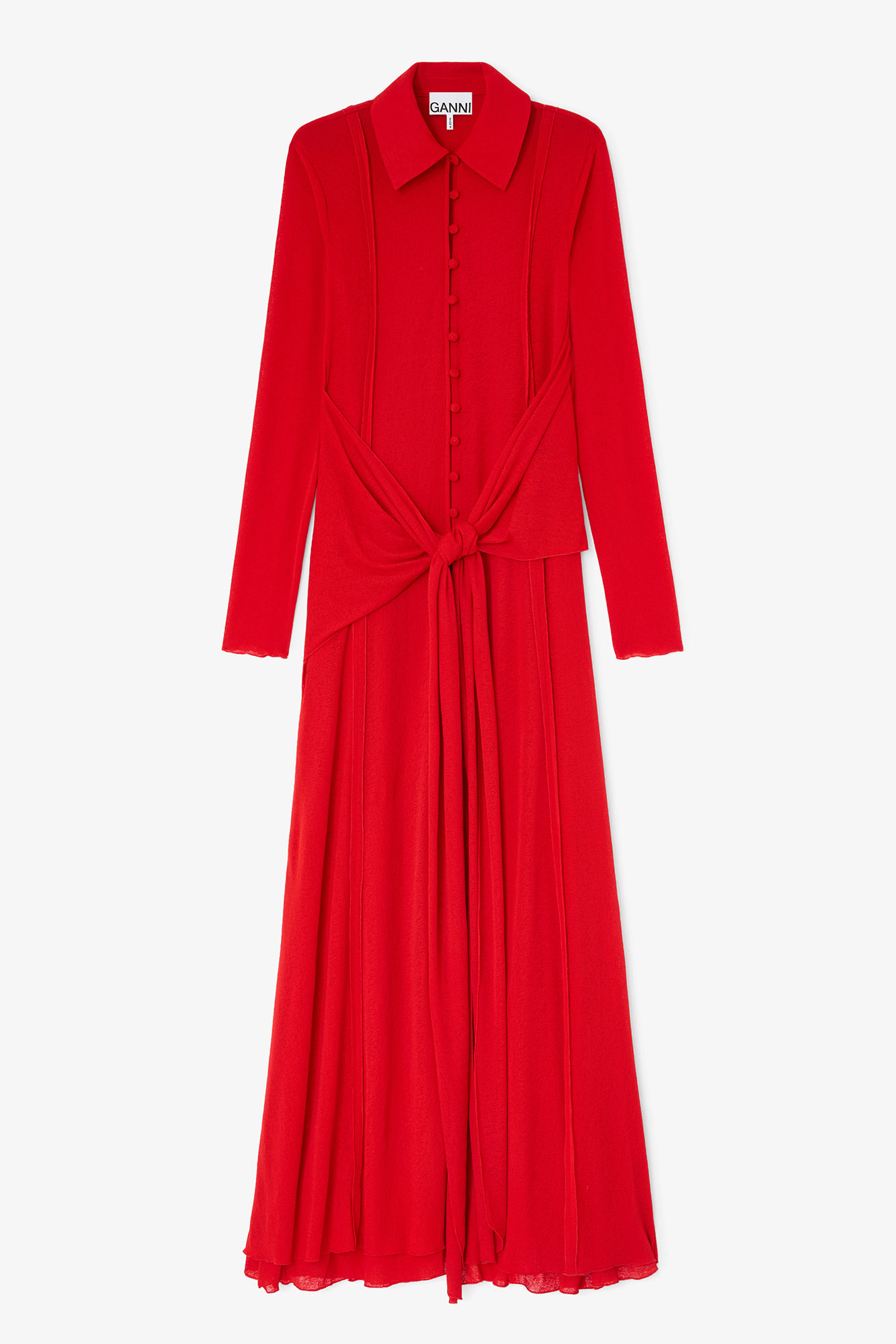 Long Dress in Marl Mesh