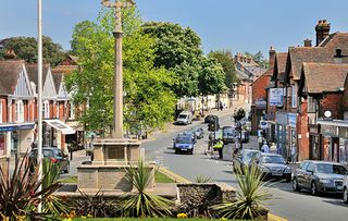 Haslemere town centre. Image shot 05/2010. Exact date unknown.