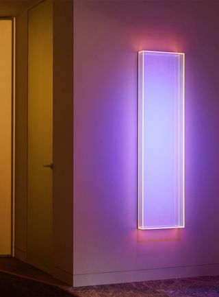 A fluorescent Plexiglass work by Regine Schumann