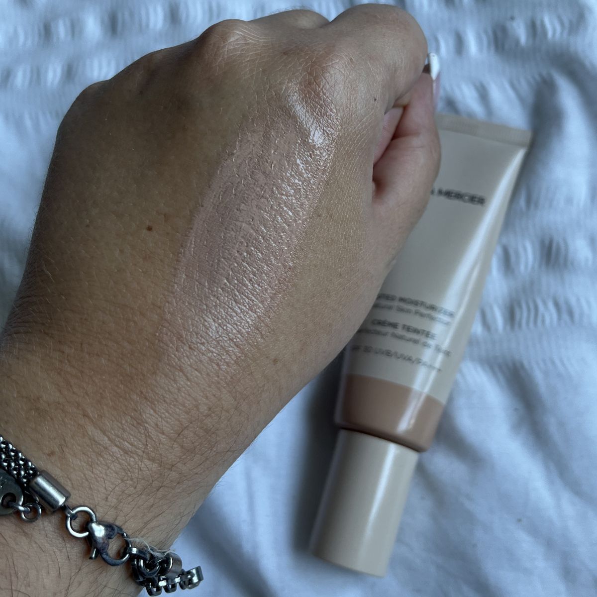 Amelia testing laura mercier tinted moisturiser