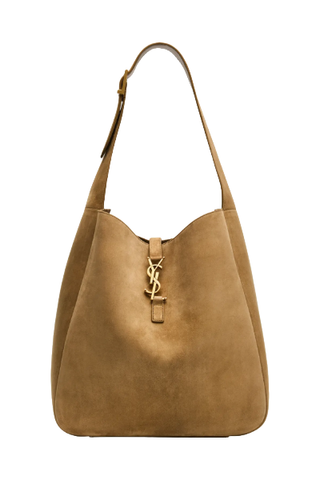 Saint Laurent Le 5 A 7 Large YSL Hobo Bag in Suede 