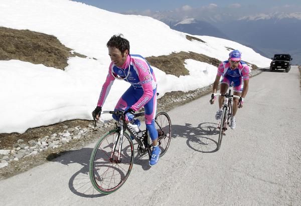 Gilberto Simoni came in third in the 2008 time trial at Plan de Corones.
