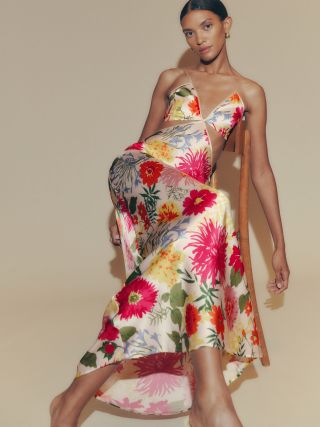 Poppies Silk Dress