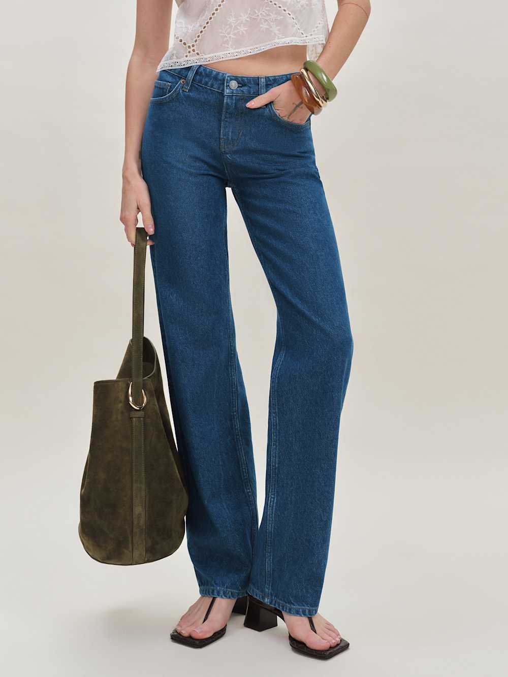 Charlee Low Rise Straight Leg Jeans