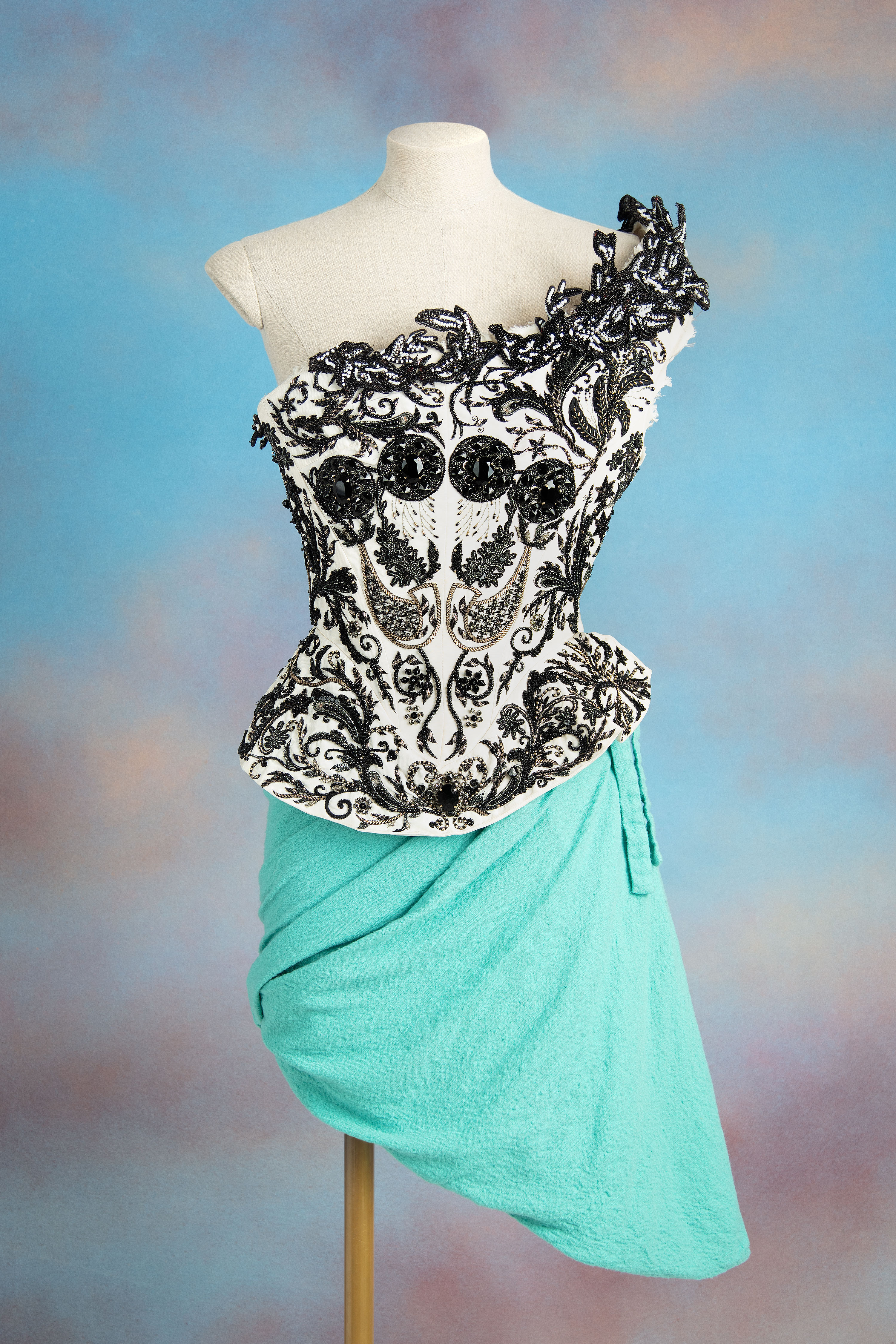 A Vivienne Westwood corset on a mannequin