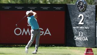 Jordan Smith takes a shot at the Omega European Masters