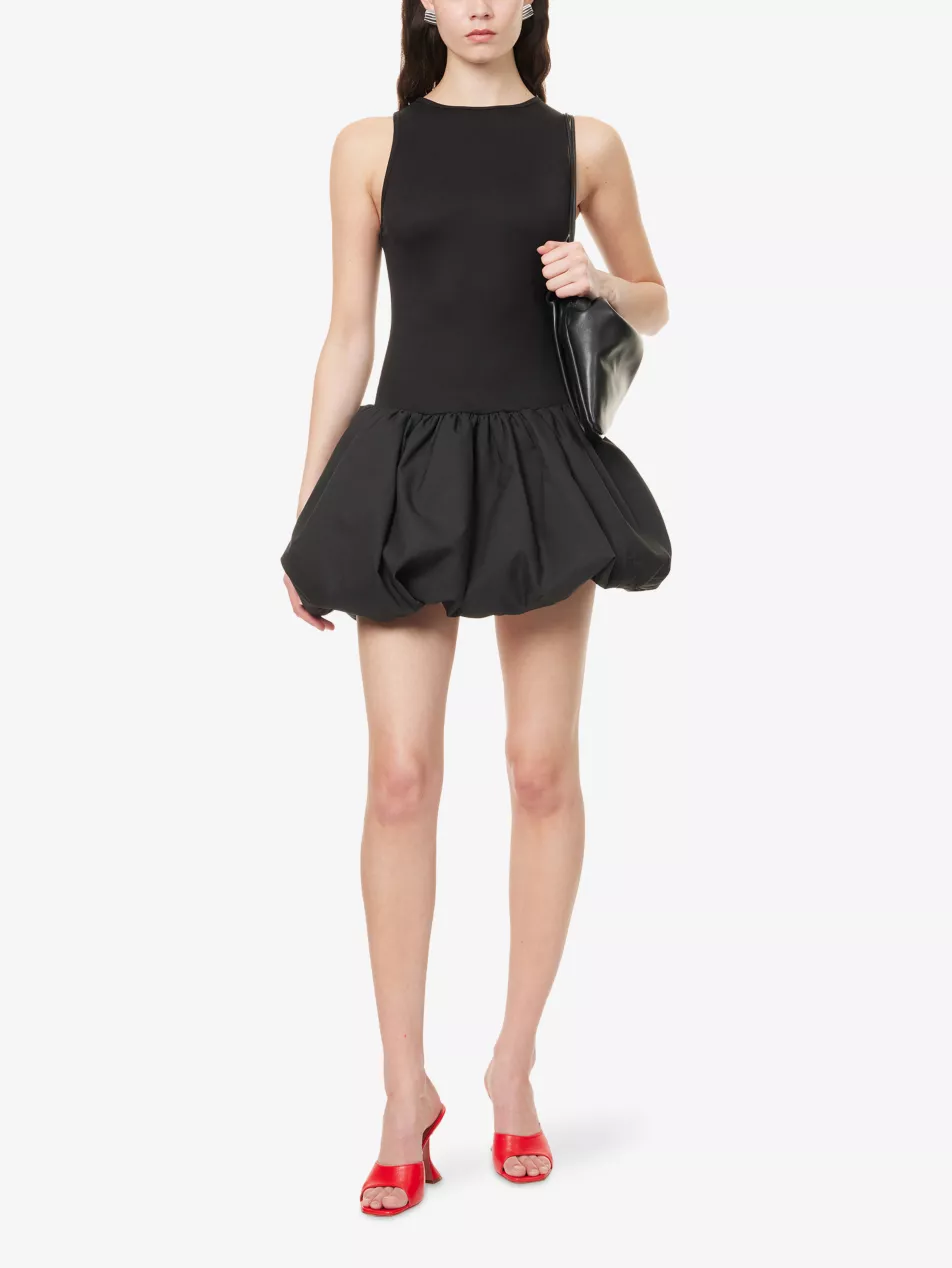 Meadowlark Puffball Woven Mini Dress