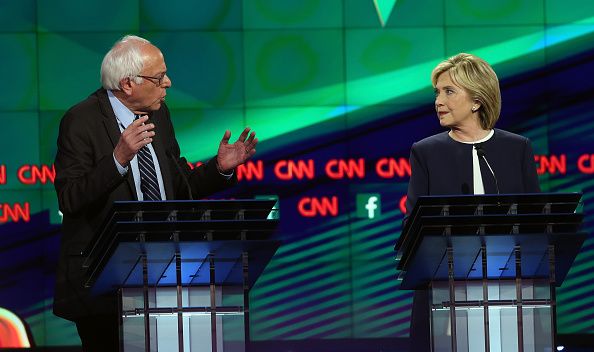 Bernie Sanders and Hillary Clinton