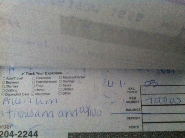 Payments between Landis and Lim