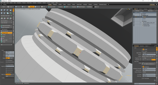 MODO’s customisable element selection is great for quickly creating the environment for complex modelling tasks