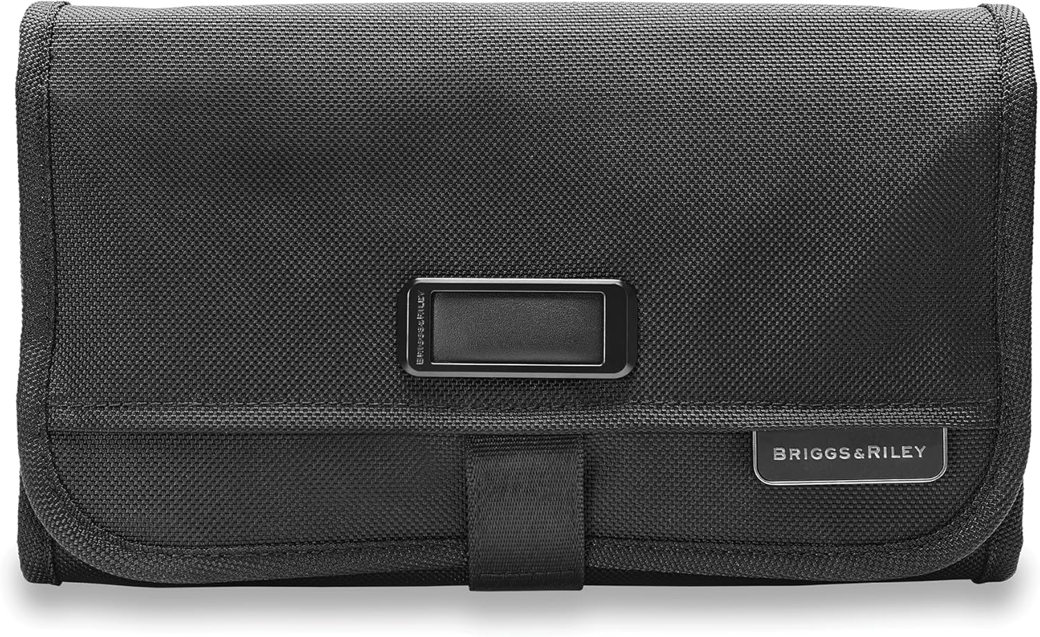 Briggs &amp;amp; Riley Slim Hangable Kit - Hanging Toiletry Travel Bags for Women &amp;amp; Men, Organizer for Vacation, Compact Dopp Kit for Bathroom Accessories, Makeup, &amp;amp; Skincare - Baseline Collection, Black