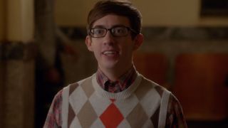 kevin mchale as artie abrams on glee.