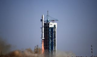 A Long March 2C rocket launched remote-sensing Yaogan-32 family satellites from the Jiuquan Satellite Launch Center on Nov. 3, 2021.