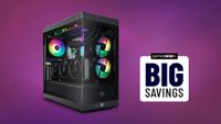 iBUYPOWER RDY 4th of July Sales image on a purple background
